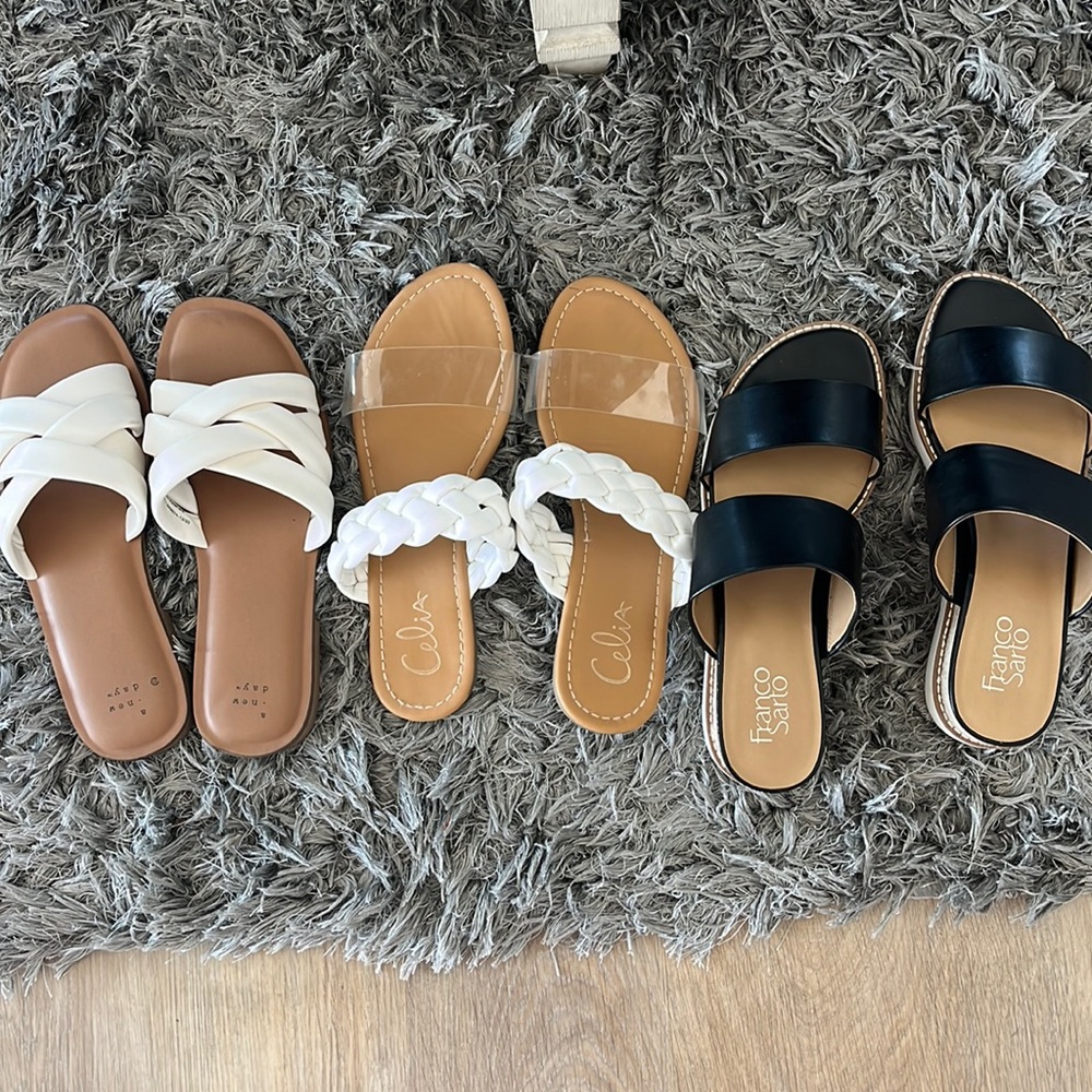 Sandal trio